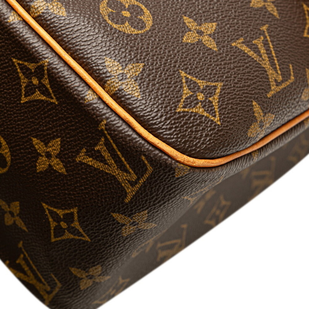 LOUIS VUITTON Authentic Brown Monogram Leather Shoulder Bag - Picture 4 of 10